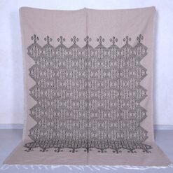 Moroccan blanket – 6.2 x 9 feet – handwoven kilim in beige and black – handmade kilim rug or throw