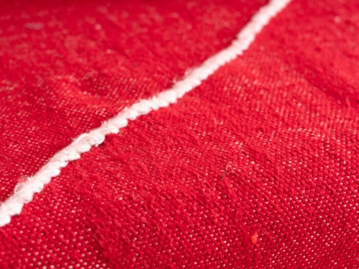 Red Moroccan Floor Couch Cover Set - Image 9