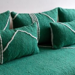 Green Moroccan Floor Couch Cover Set - Image 7