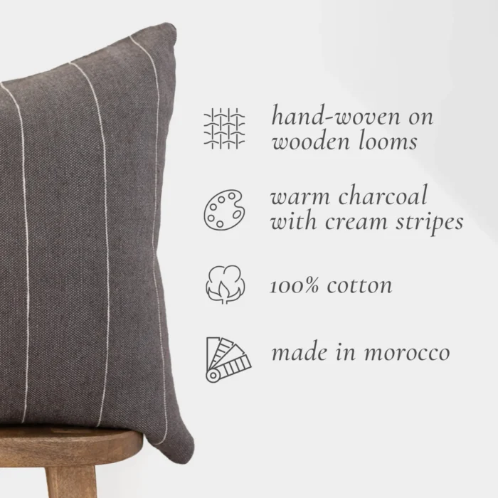 Handwoven Verno Square Pillows - Image 9