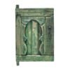 Handcrafted Moroccan Amazigh panel with Berber geometric carvings in reclaimed cedar wood