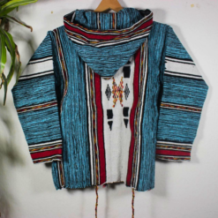 Alternative view of Handmade Turquoise Hoodie