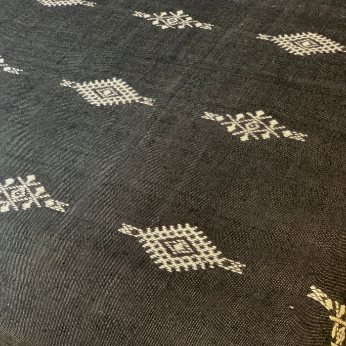 Moroccan Cotton Blanket Set – Black & White - Image 7