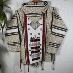 Handmade Beige Hoodie - Image 3