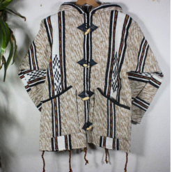 Handmade Beige Hoodie - Image 6