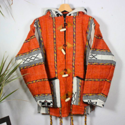 Handmade Orange Hoodie - Image 9