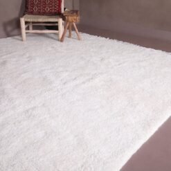 Custom Solid White Moroccan Rug - Image 4