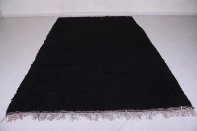 Custom Solid Brown Moroccan Rug - Image 2