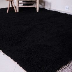Custom Solid Brown Moroccan Rug - Image 6