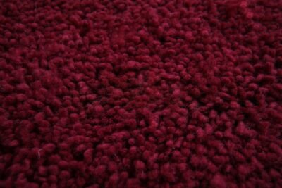 Custom Solid Burgundy Moroccan Rug - Image 8