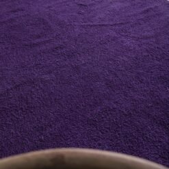 Custom Solid Royal Purple Moroccan Rug - Image 5