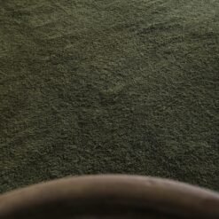 Custom Solid Dark Green Moroccan Rug - Image 7
