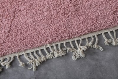 Custom Solid Millennial Pink Moroccan Rug - Image 7