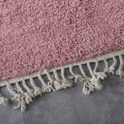 Custom Solid Millennial Pink Moroccan Rug - Image 7
