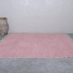 We are committed to make this Hand knotted Moroccan rug for you by using genuine Moroccan lambs wool; professional Moroccan women artists will be working on your order.