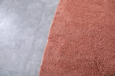 Custom Solid Blush Pink Moroccan Rug - Image 7