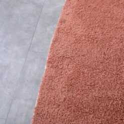 Custom Solid Blush Pink Moroccan Rug - Image 7