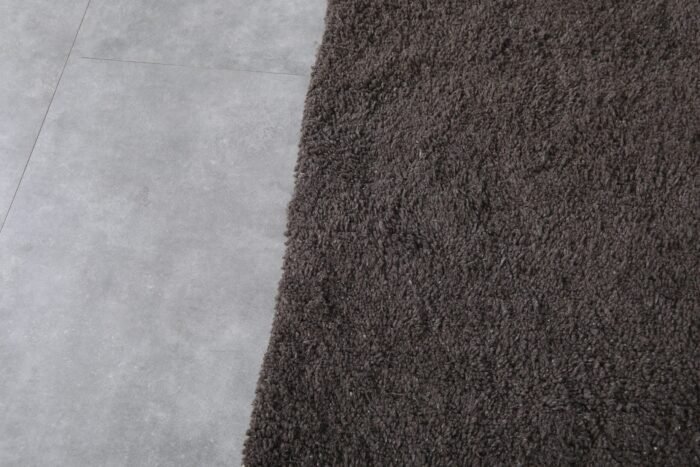 Custom Solid Dark Gray Moroccan Rug - Image 8