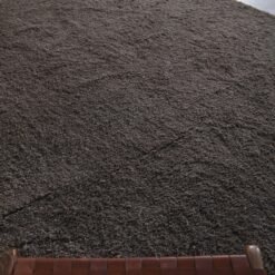 Custom Solid Dark Gray Moroccan Rug - Image 6