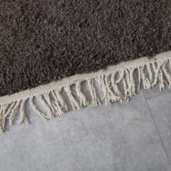 Custom Solid Dark Gray Moroccan Rug - Image 7