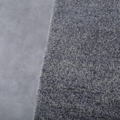 Custom Solid Charcoal Gray Moroccan Rug - Image 7