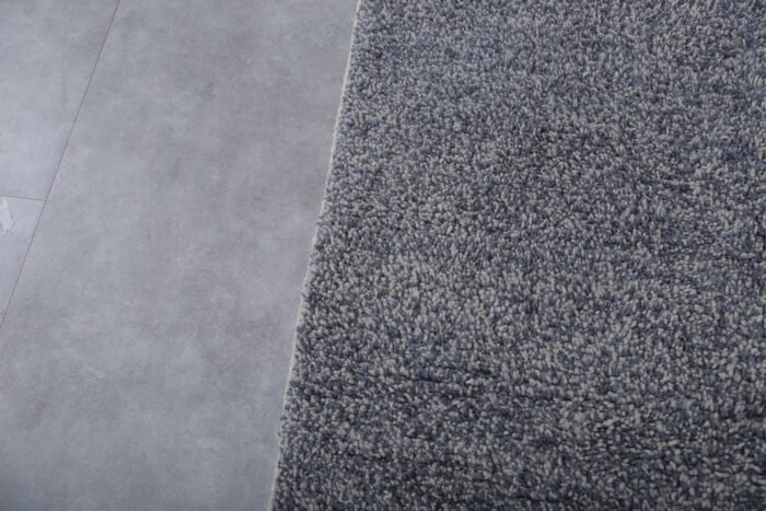 Custom Solid Charcoal Gray Moroccan Rug - Image 7