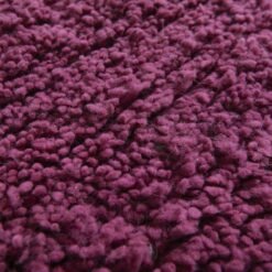 Custom Solid Plum Wool Moroccan Rug - Image 7
