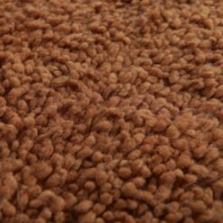 Custom Solid Rust Wool Moroccan Rug - Image 8