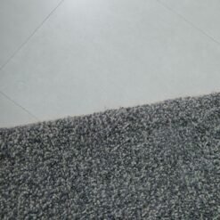 Custom Solid Gray Wool Moroccan Rug - Image 7