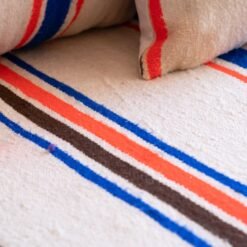 Moroccan Sofa – Striped Couch with Pillows & Zip Covers - Image 7