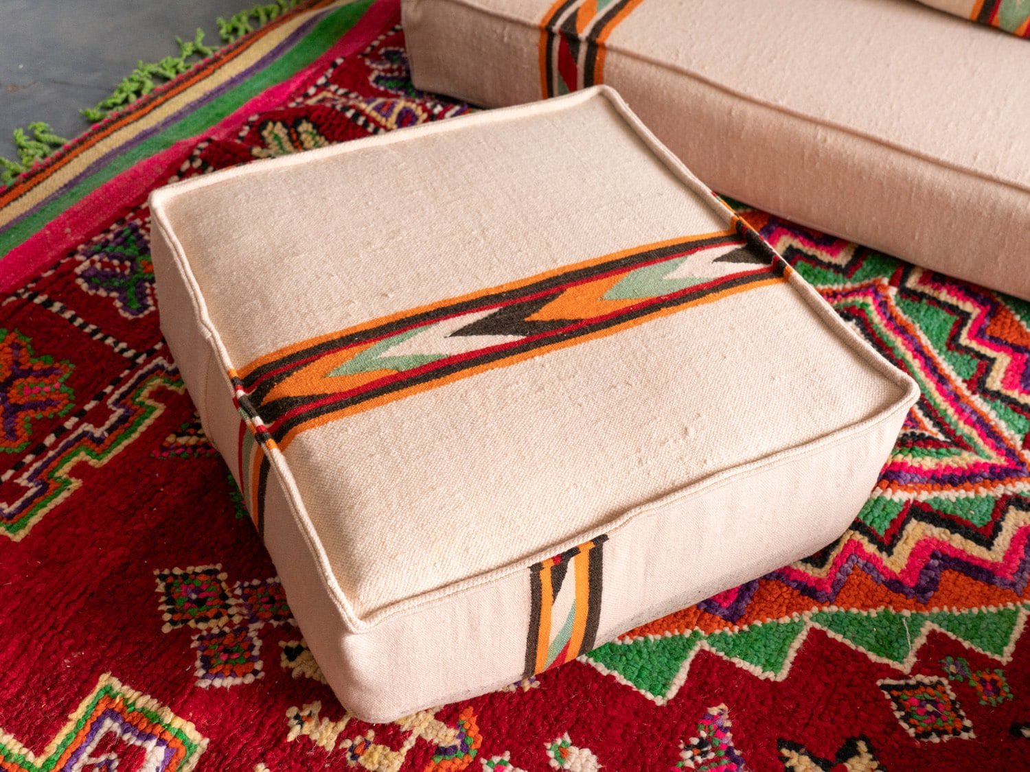 Moroccan Sofa – Unstuffed Cushions & Insert Covers - Image 8