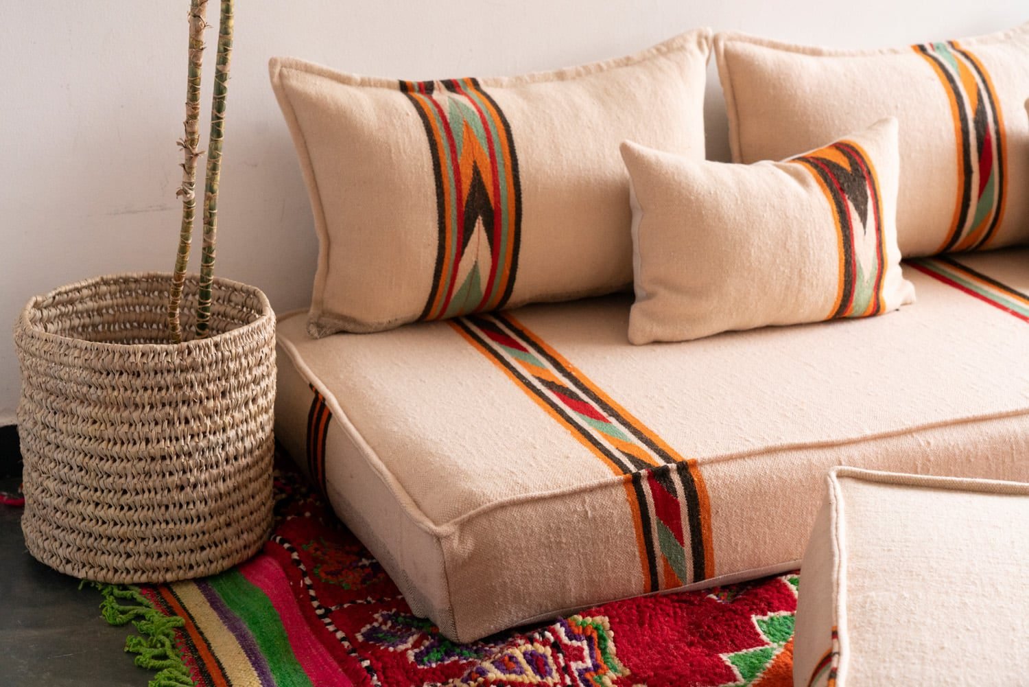 Moroccan Sofa – Unstuffed Cushions & Insert Covers - Image 6