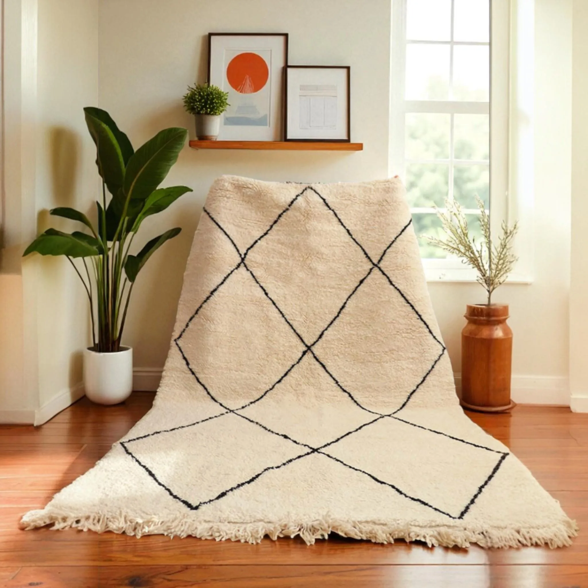 Zanafi and Beni Ourain Moroccan rug styles